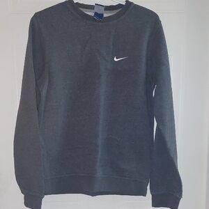 Nike Men's Dark Gray Crewneck Sweater